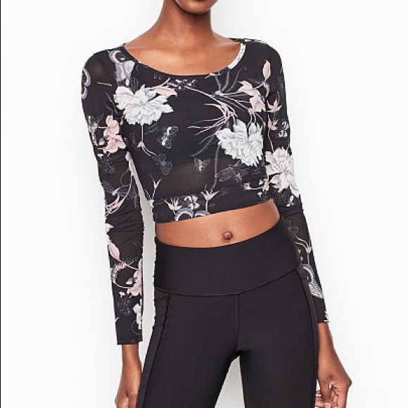 Victoria's Secret Tops - Victoria’s Secret mesh crop top